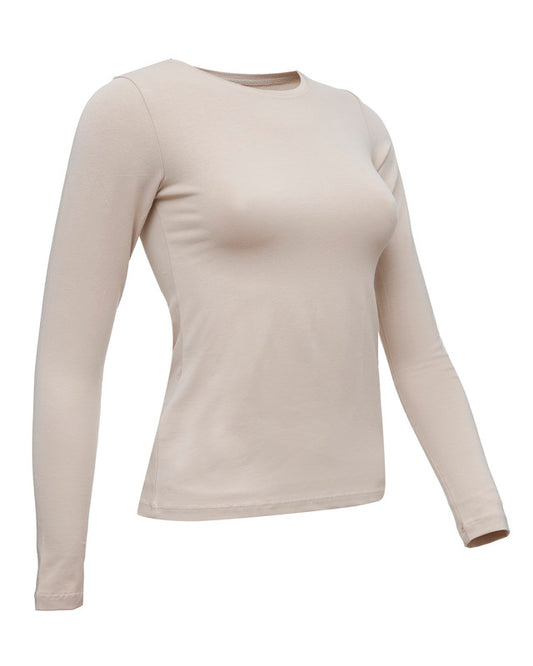 Round Neck Long Sleeve Top