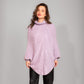 Lavender Turtle Neck Wool Poncho