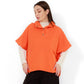 Orange Capitone Hooded Poncho