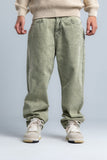 Light Olive Loose Fit Jeans