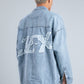 Light Blue Flap Pockets Denim Shirt