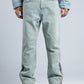 Light Blue Ankle Zipper Jeans