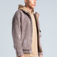 Brown Zip-up Casual Jacket