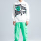 Green Wide Leg Cargo Pants