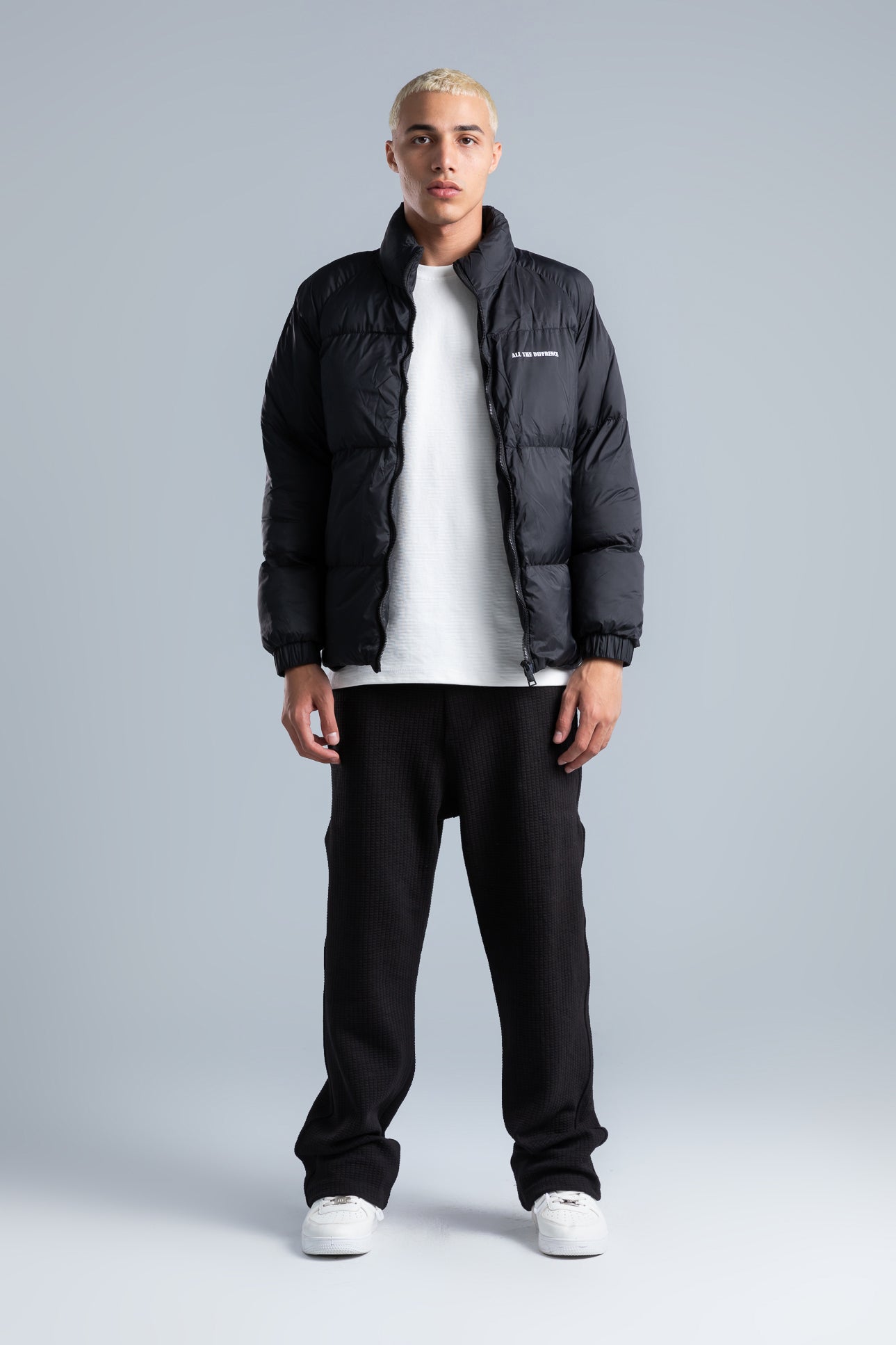 Black Waterproof Puffer Jacket