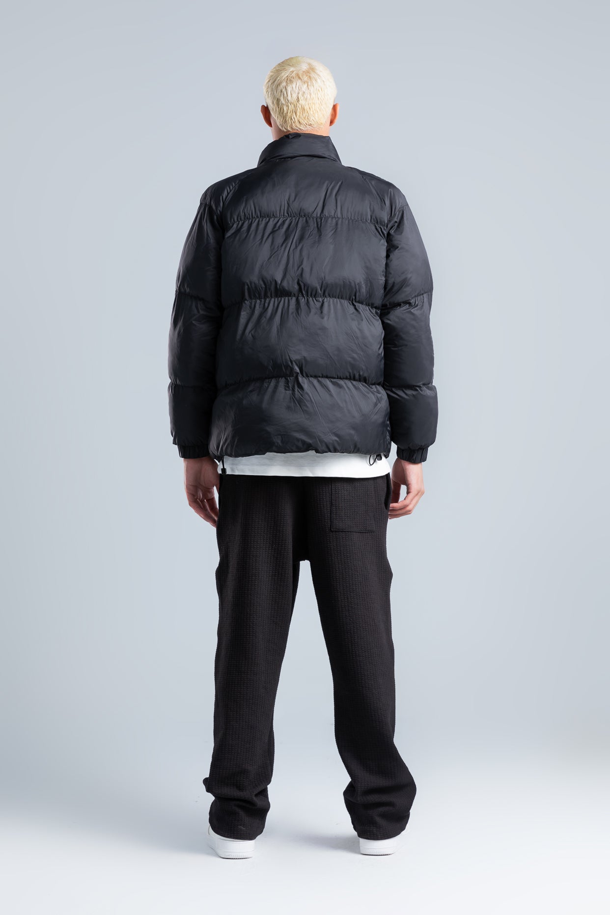 Black Waterproof Puffer Jacket