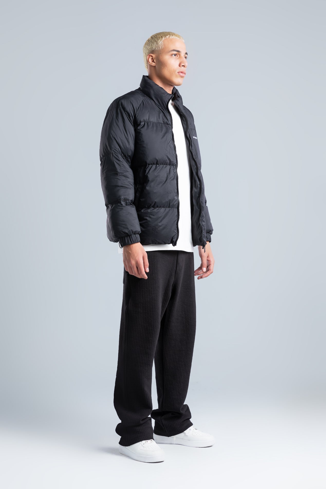 Black Waterproof Puffer Jacket