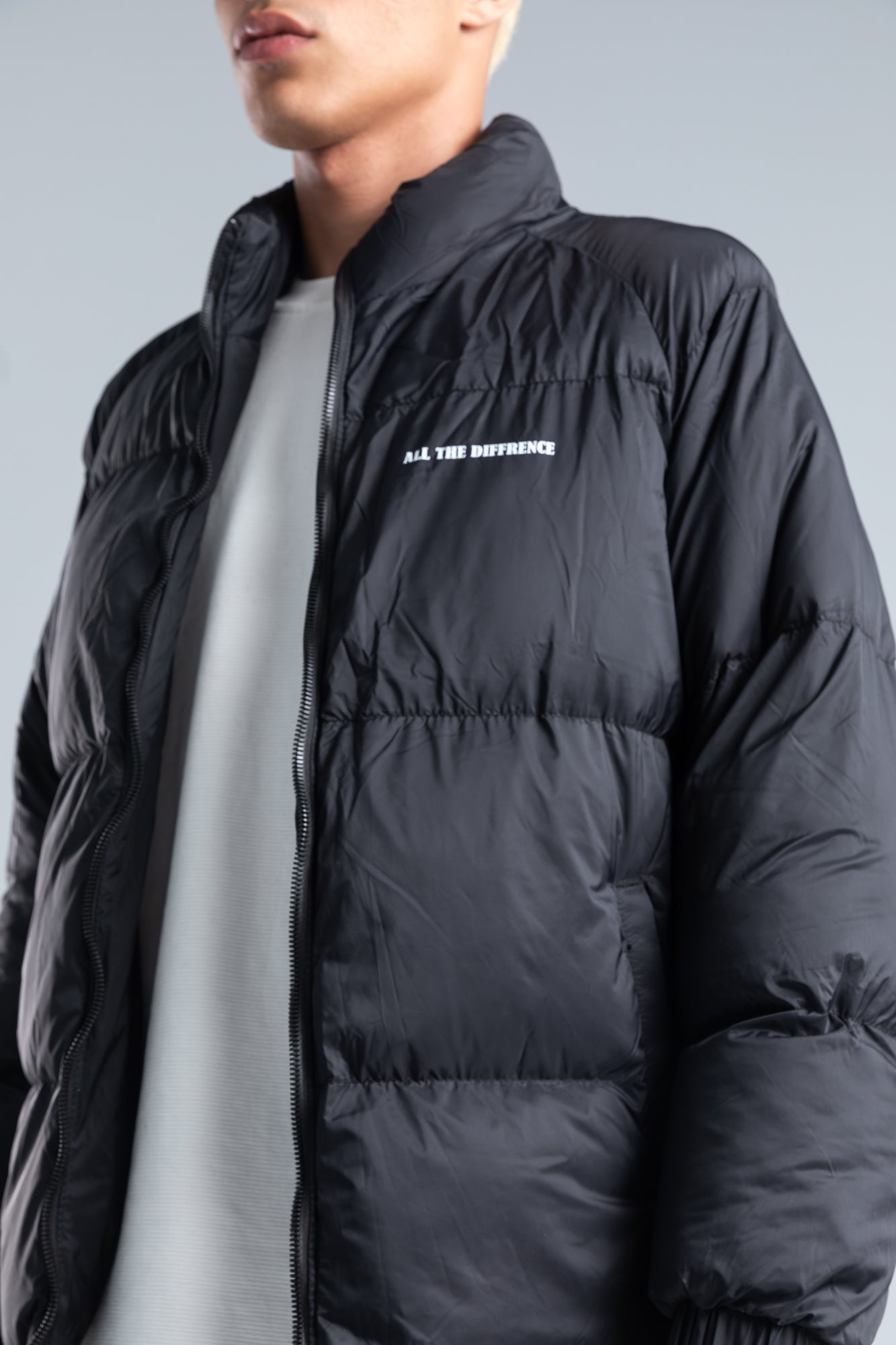 Black Waterproof Puffer Jacket