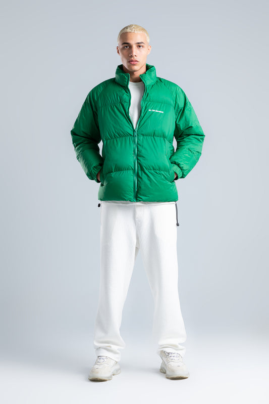 Green Waterproof Puffer Jacket