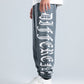 Gray Side Printed Sweatpants