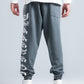 Gray Side Printed Sweatpants