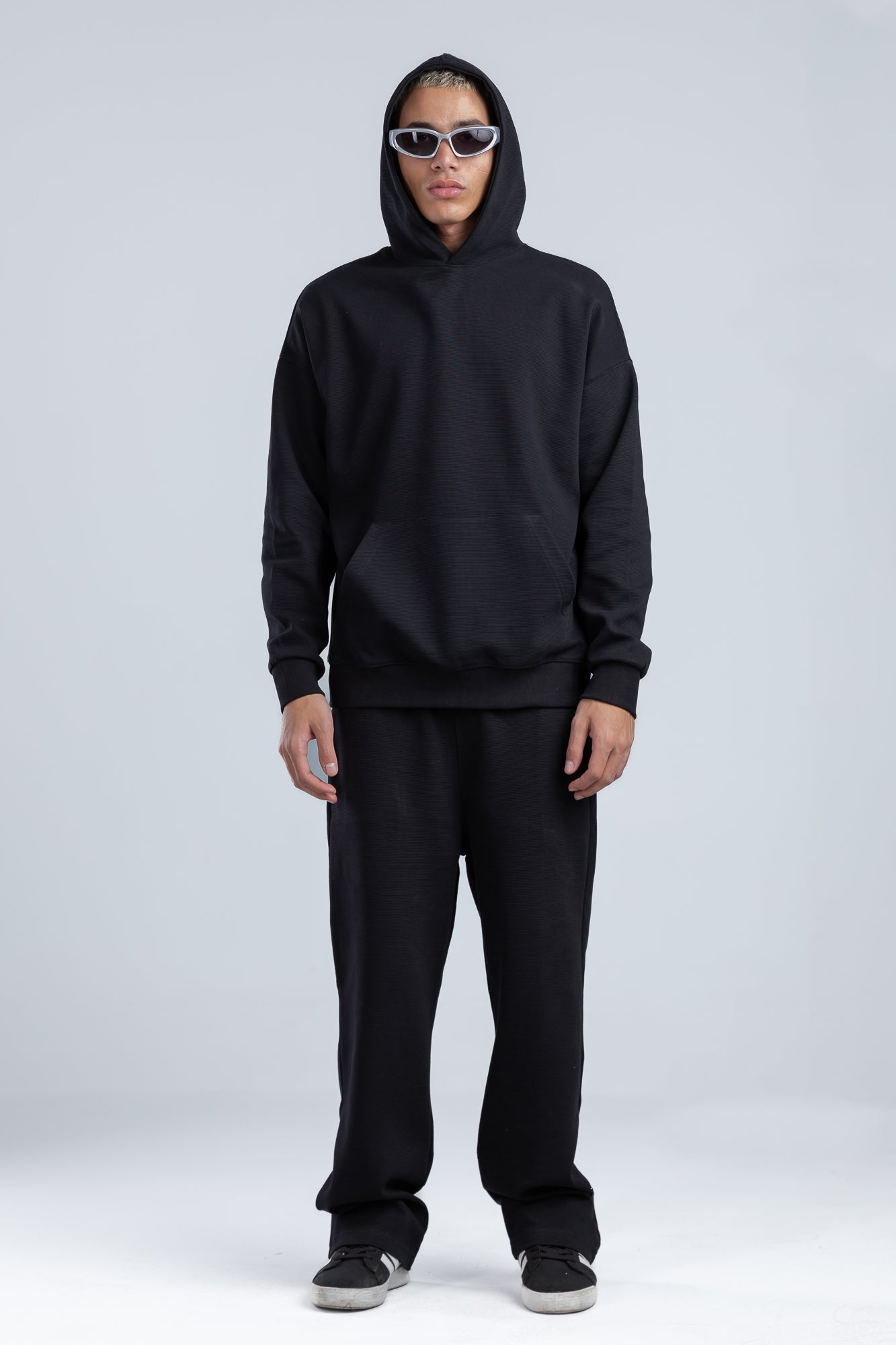 Black Cardone Regular Fit Sweatpants