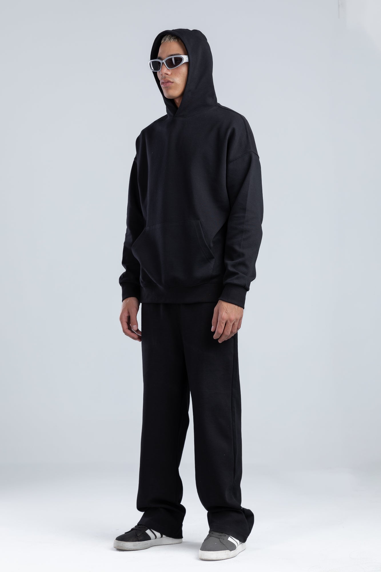 Black Cardone Regular Fit Sweatpants