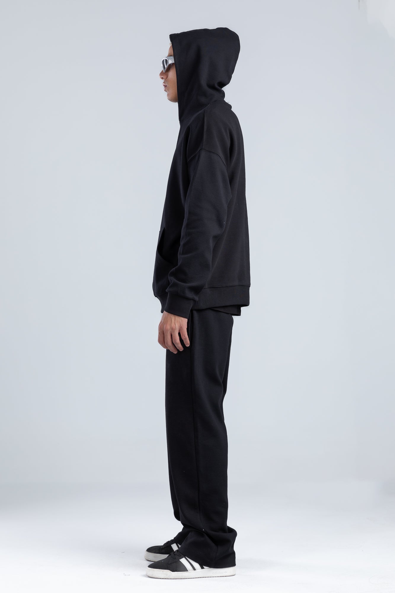 Black Cardone Regular Fit Sweatpants