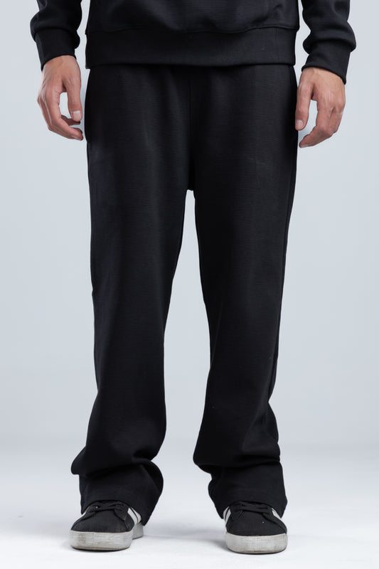 Black Cardone Regular Fit Sweatpants