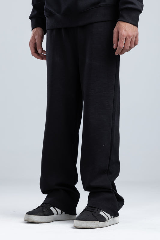 Black Cardone Regular Fit Sweatpants