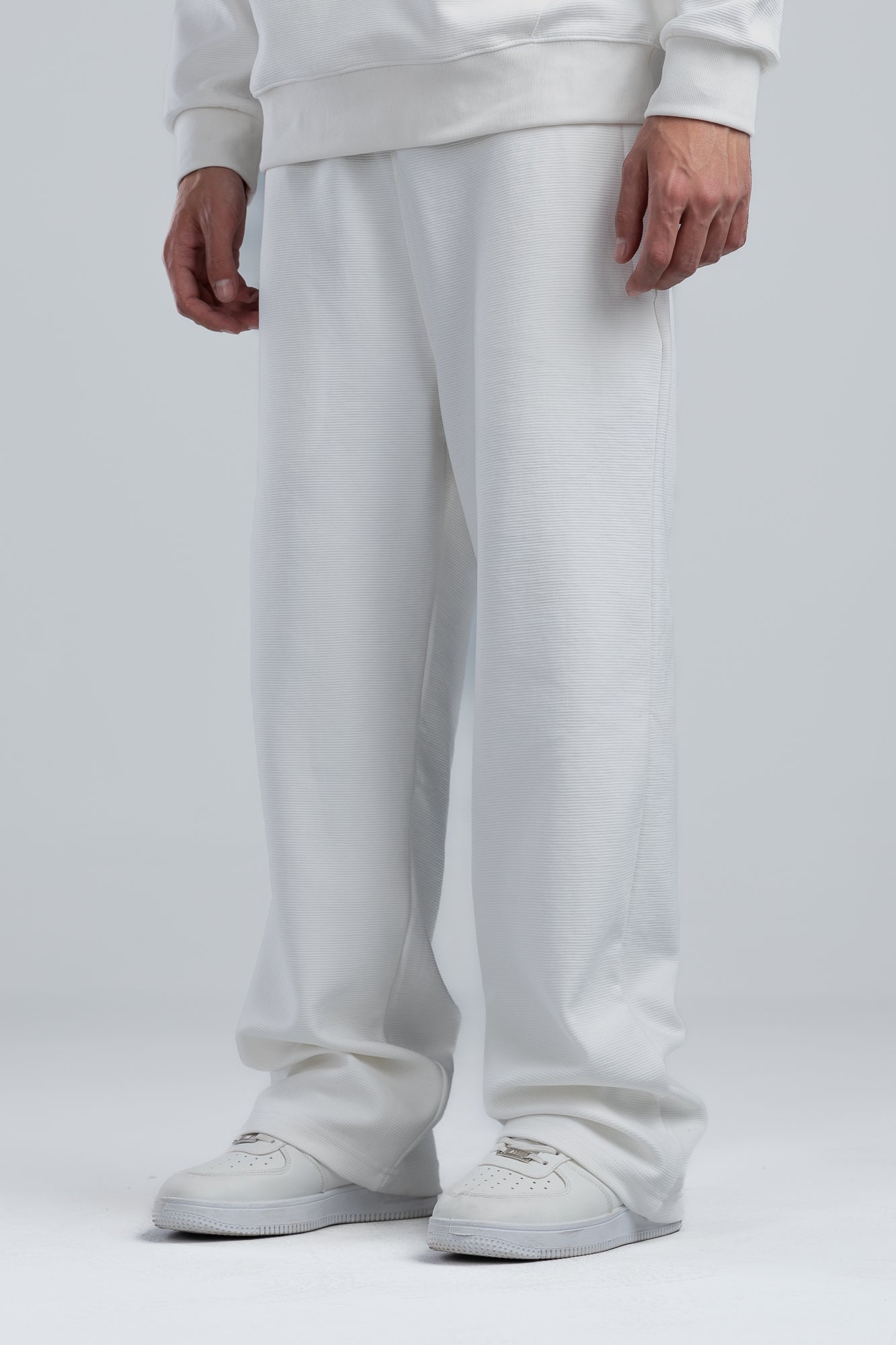 White Cardone Regular Fit Sweatpants