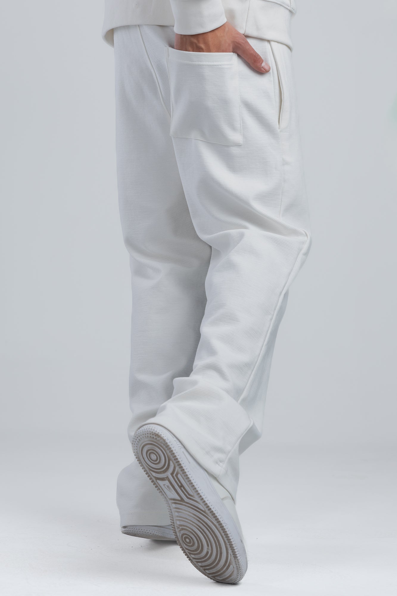 White Cardone Regular Fit Sweatpants