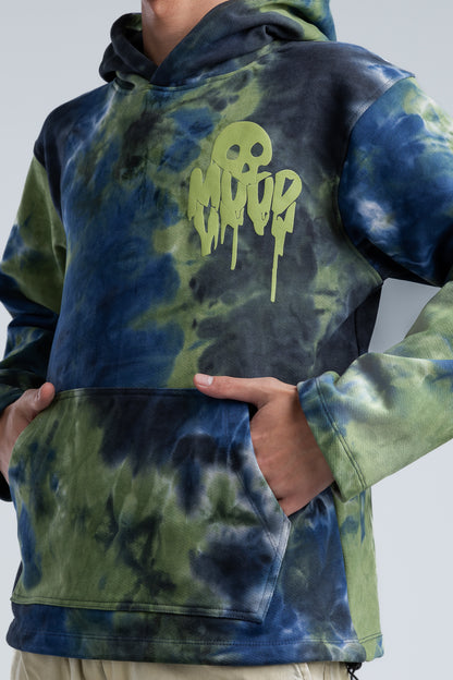 Tie-Dye Ghost Printed Hoodie