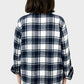 So-off Navy Wool Checked Shirt