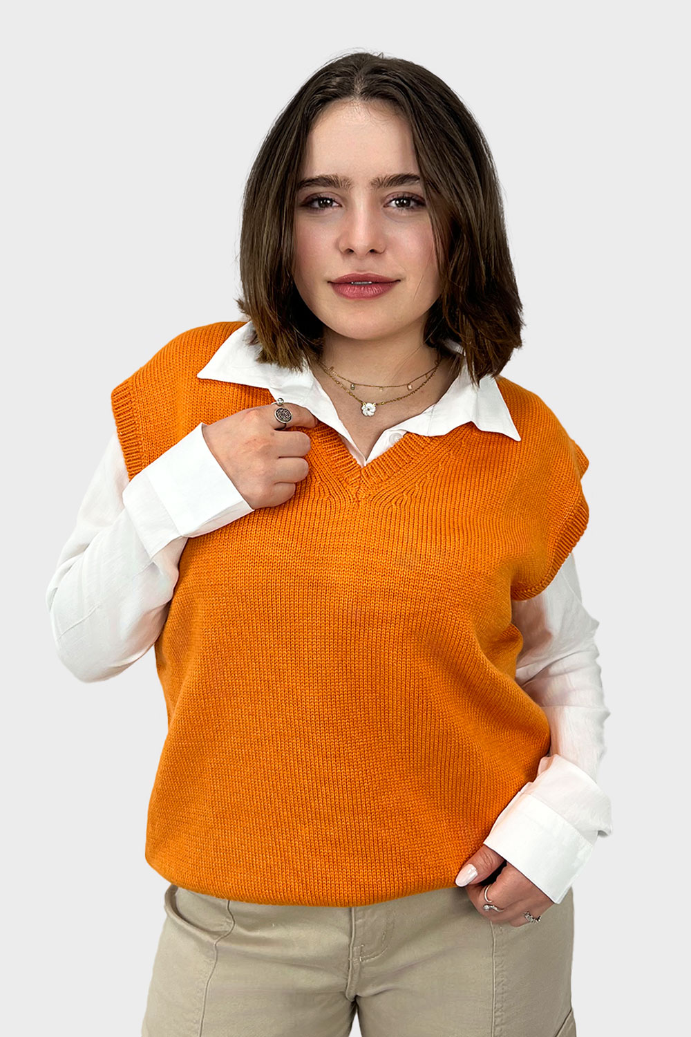 Orange Classic Vest