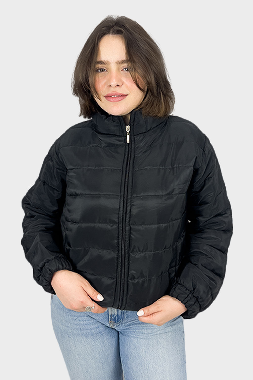 So-off Black Waterproof Puffer Jacket