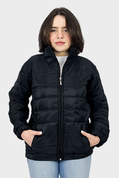 So-off Black Waterproof Puffer Jacket