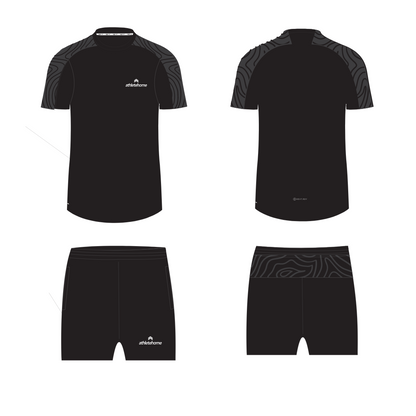 Printed Training Suit of T-shirt & Short