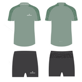 Printed Training Suit of T-shirt & Short