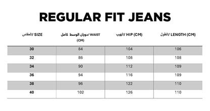 Regular Fit Denim Pants - Washed Light Blue