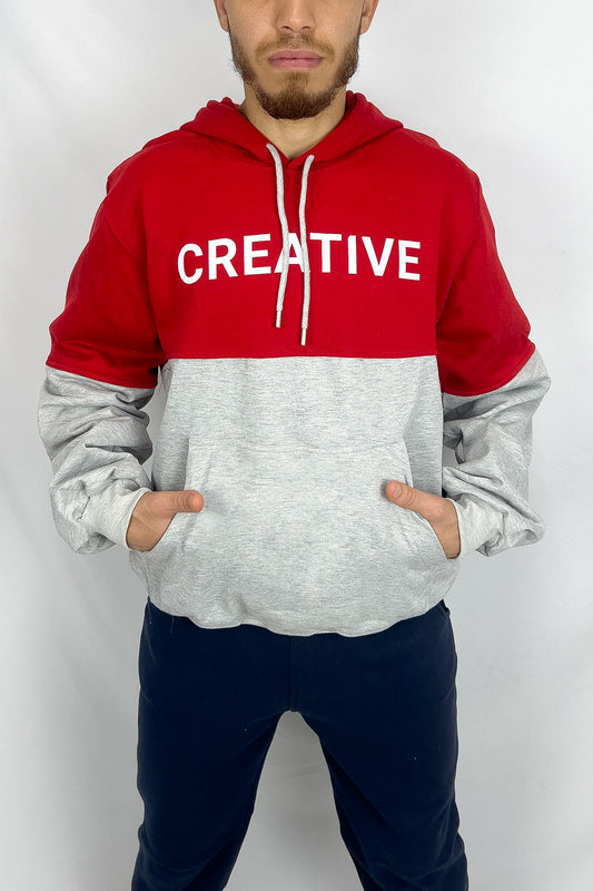 So-Off Red Long Sleeve Hoodie