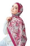 Colorful Printed Chiffon Crepe Scarf