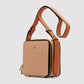 Square Shaped Leather Cross Bag