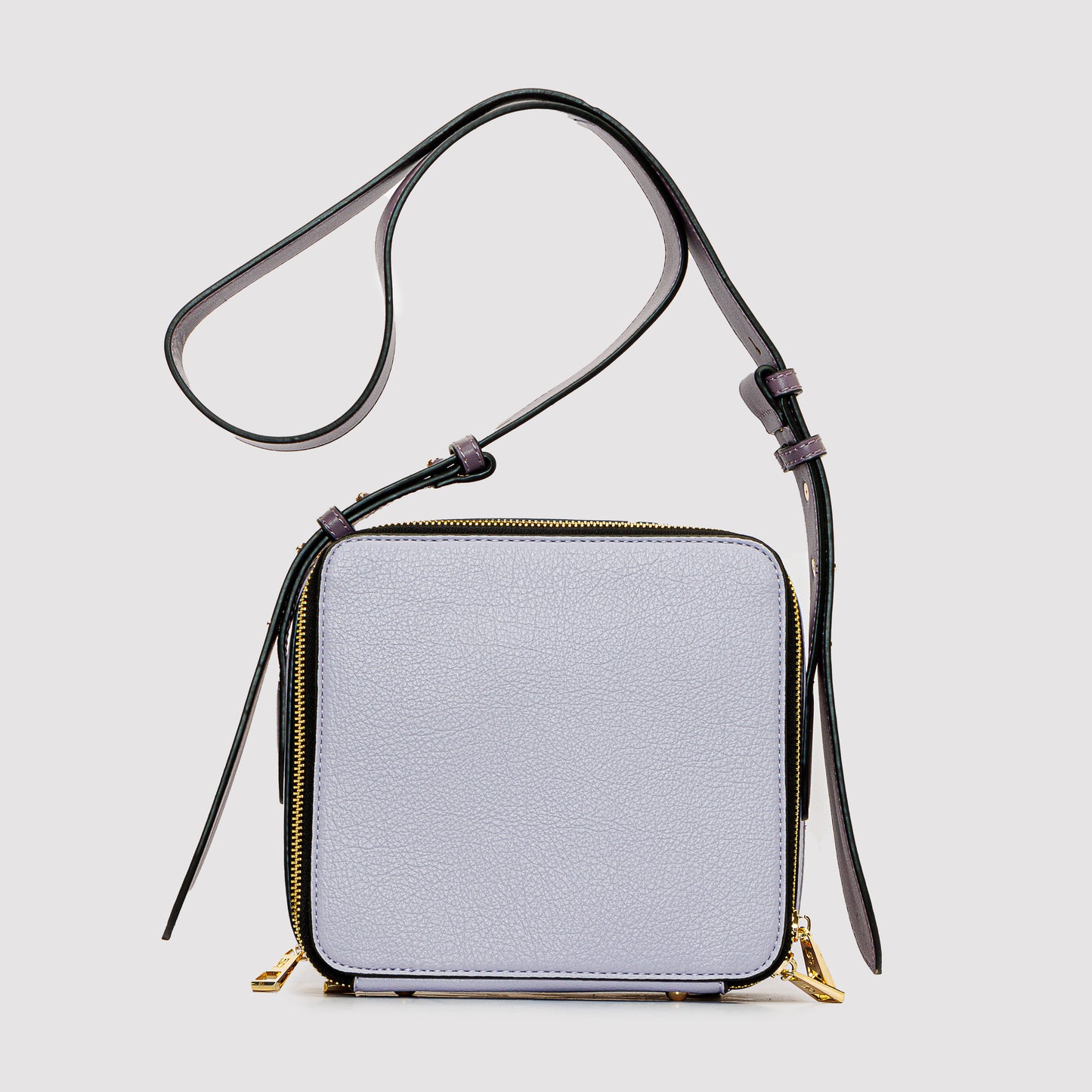 Square Shaped Leather Cross Bag