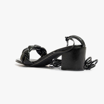Strappy Braided Sandals