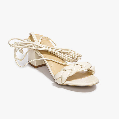 Strappy Braided Sandals