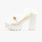 Shoeroom Upper Chain Clear Sandals