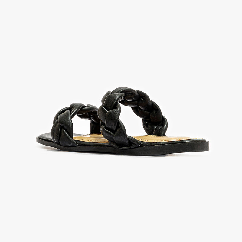 Shoeroom Flat Braided Slipper