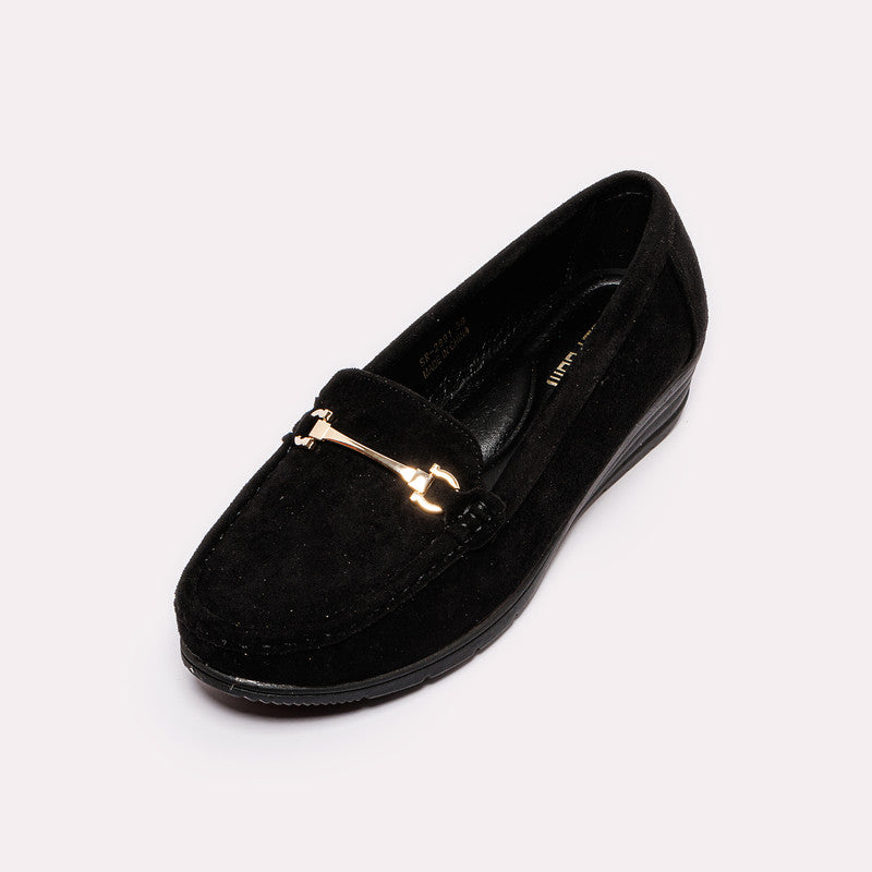 Suede Moccasin Shoes with Flat Heel