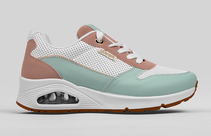 سنيكرز ثلاثي الألوان برباط