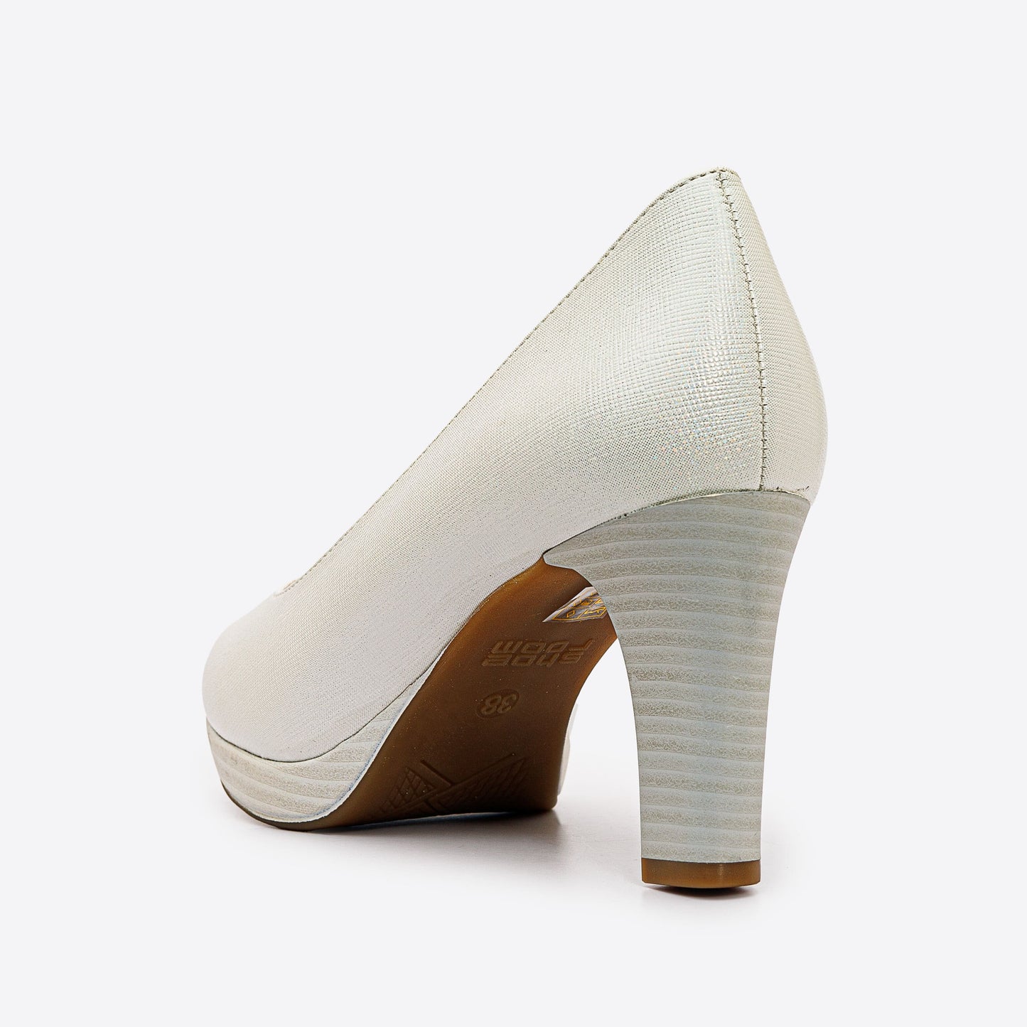 Comfy Heel Leather Pumps