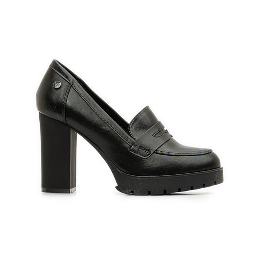 Classic Heeled Loafer Shoes