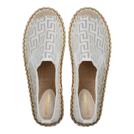 Self-Patterned Ballerina Shoes