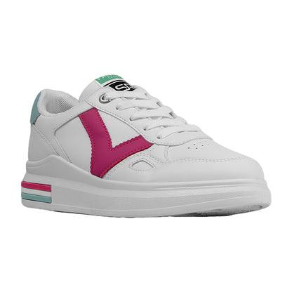 Leather Lace-up Sneakers