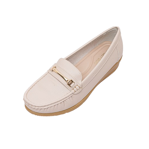 Flat Heel Moccasin Shoes