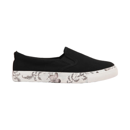 Floral Sole Flat Shoes