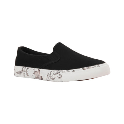 Floral Sole Flat Shoes