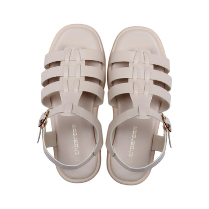 Ankle Buckle Flat Sandal