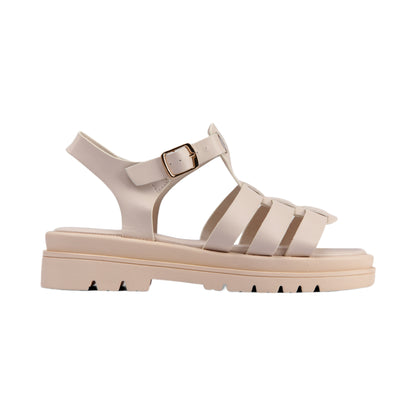 Ankle Buckle Flat Sandal