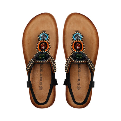 Elastic Ankle Strap Sandal